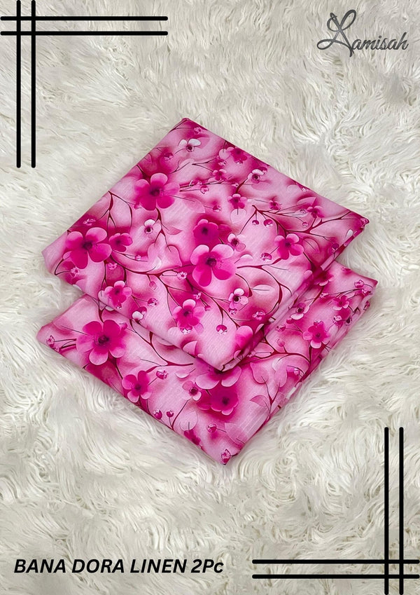 Bana Dora Linen Bara Arz 3.5 Yards D-2 Lamisah