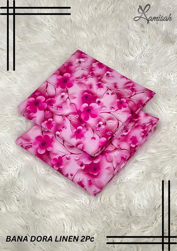 Bana Dora Linen Bara Arz 3.5 Yards D-2 Lamisah