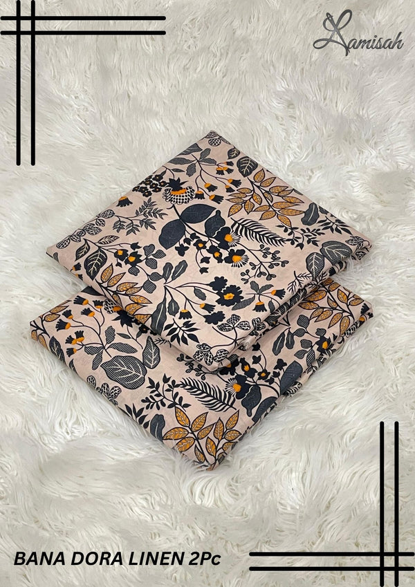 Bana Dora Linen Bara Arz 3.5 Yards D-8 Lamisah