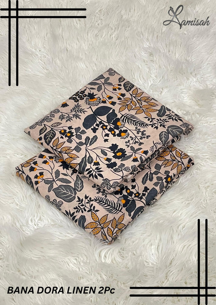 Bana Dora Linen Bara Arz 3.5 Yards D-8 Lamisah